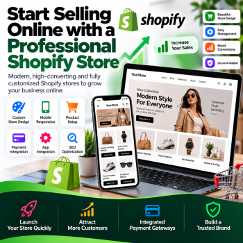 Start Selling Online with a Professional Shopify Store