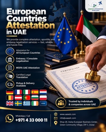 European Document Attestation in the UAE – Your Documents, Ready for Use!